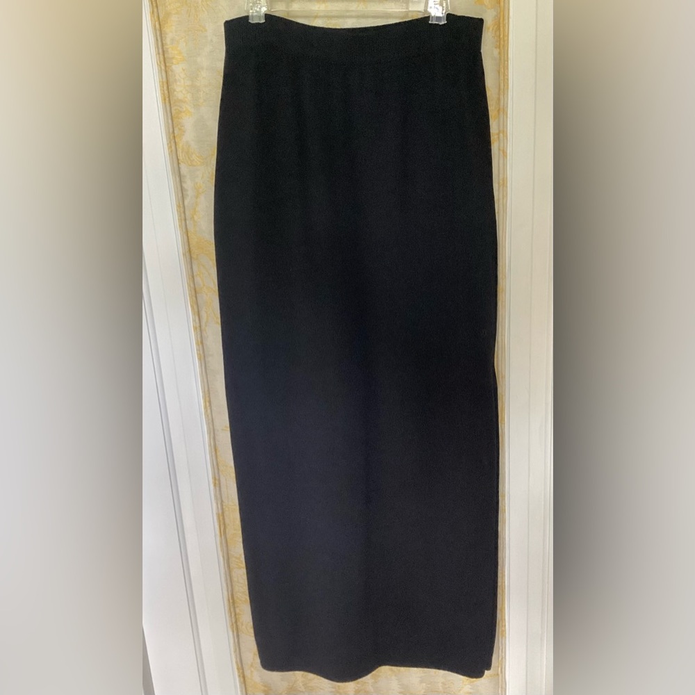 St John Black Maxi Skirt